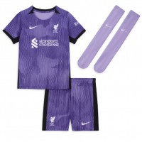 Koszulka piłkarska Liverpool Darwin Nunez #9 Strój Trzeci dla dzieci 2023-24 tanio Krótki Rękaw (+ Krótkie spodenki)